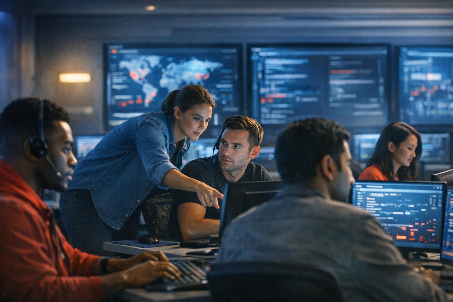 U.S. cybersecurity workforce planning dashboard with role maps, hiring data, and capability gaps
